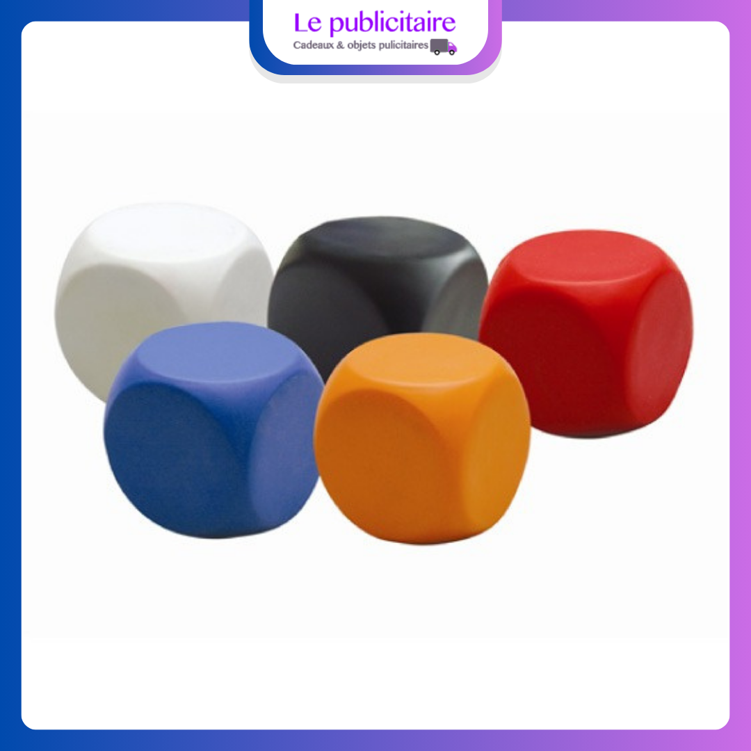 Balle antistress carré personnalisable