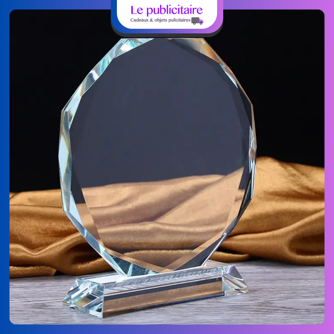 Trophée personnalisé avec logo