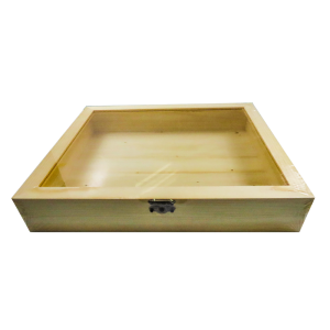 Box publicitaire en bois