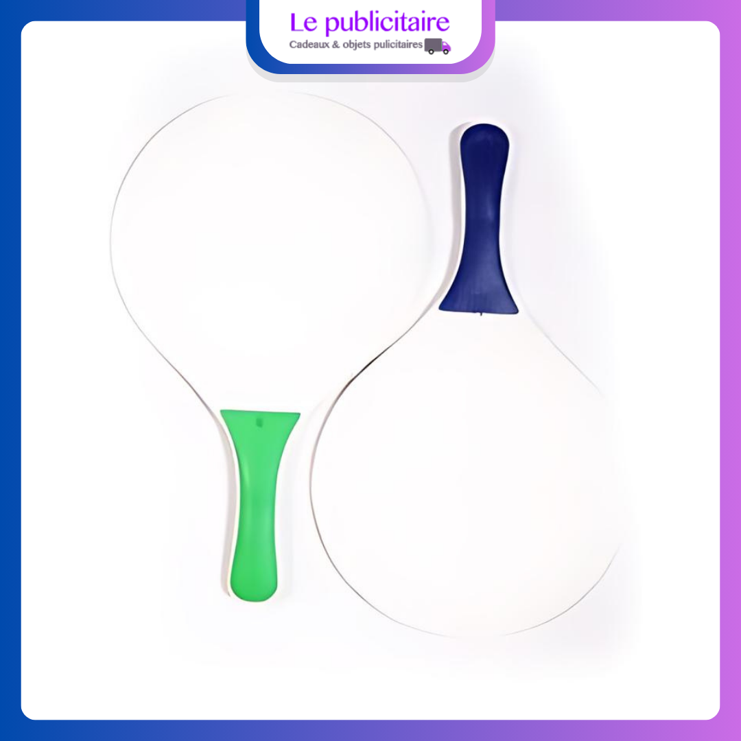 Raquettes de plage publicitaire